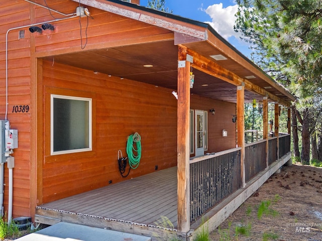 10389 Gamann Dr, Cascade, ID 83611 - view of deck