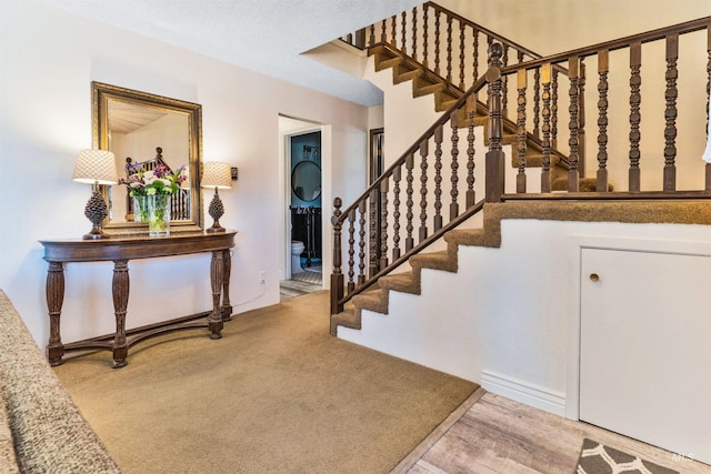 view of stairway