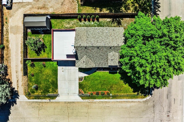 view of subject property
