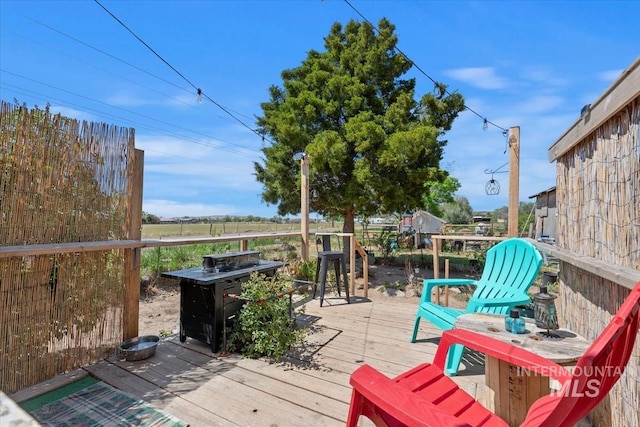 764 NW Beaman St, Mountain Home, ID 83647 - view of wooden terrace