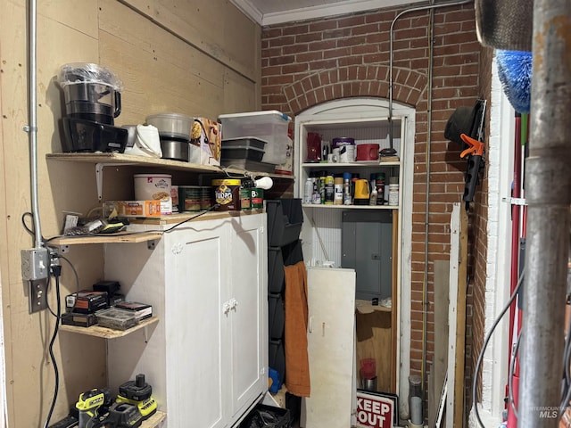 145 N Lincoln, Oakley, ID 83346 - storage room with electric panel