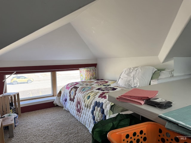 145 N Lincoln, Oakley, ID 83346 - carpeted bedroom with lofted ceiling