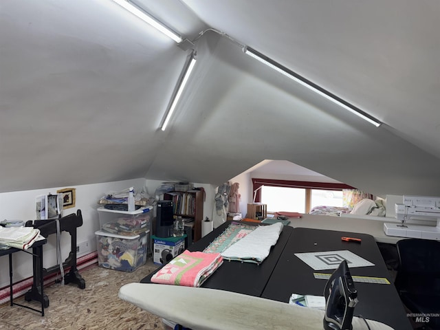 145 N Lincoln, Oakley, ID 83346 - playroom with carpet flooring and vaulted ceiling