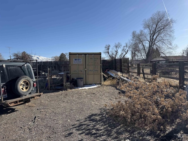 145 N Lincoln, Oakley, ID 83346 - view of yard with fence