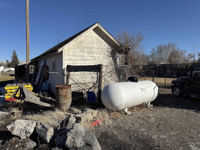 145 N Lincoln, Oakley, ID 83346 - view of home's exterior with fence