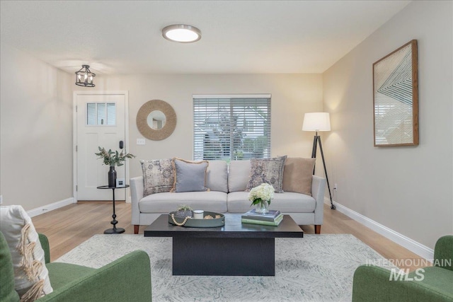 1499 E Sicily St, Meridian, ID 83642 - living room with wood finished floors and baseboards