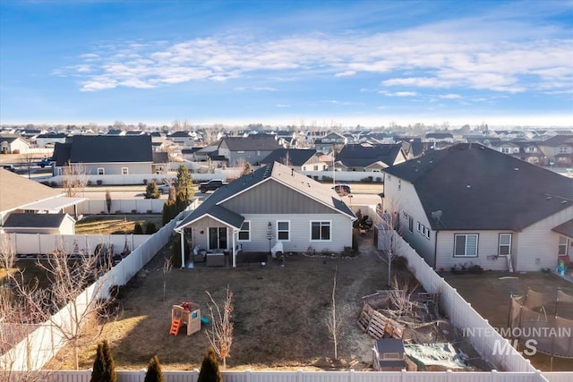 view of rear view of property