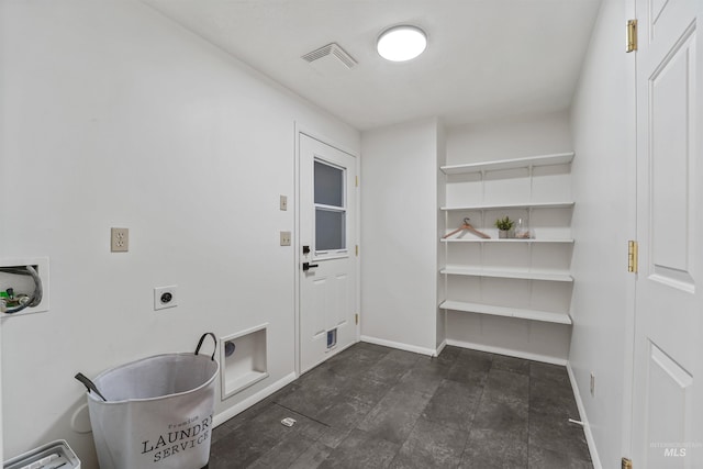 1913 W Suncrest Dr, Boise, ID 83705 - laundry room with hookup for an electric dryer, hookup for a washing machine, and baseboards