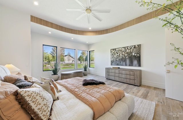 680 N Delehaye Ave, Eagle, ID 83616 - bedroom with recessed lighting, baseboards, and light wood-style floors