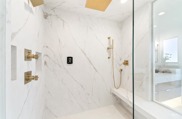 680 N Delehaye Ave, Eagle, ID 83616 - bathroom with a marble finish shower