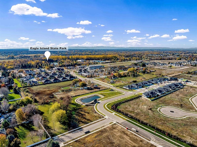 680 N Delehaye Ave, Eagle, ID 83616 - bird's eye view with a residential view
