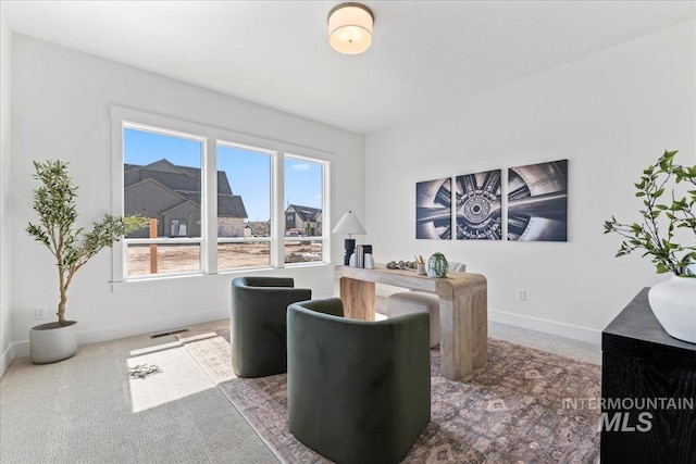3436 N Mayberry Way, Eagle, ID 83616 - interior space featuring baseboards, plenty of natural light, and visible vents