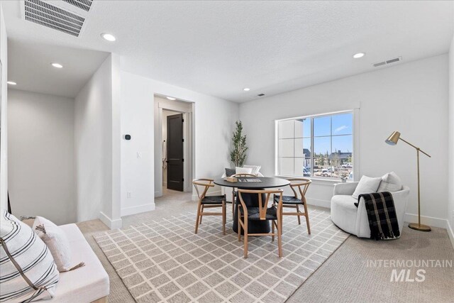 3436 N Mayberry Way, Eagle, ID 83616 - dining area featuring visible vents and baseboards