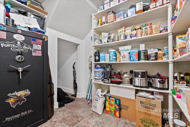 view of storage area