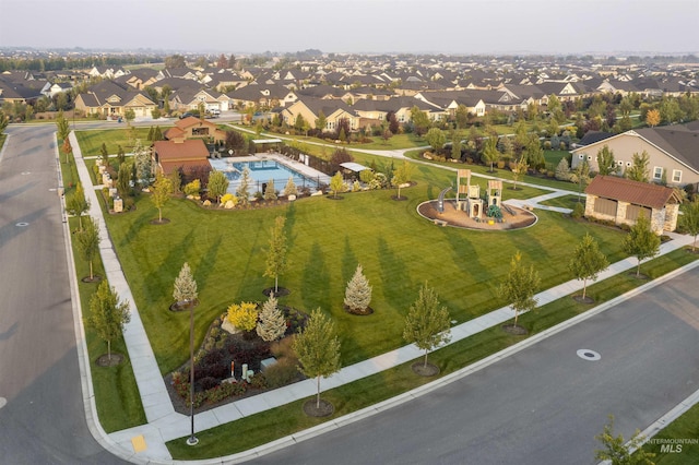1895 N Rivington Way, Eagle, ID 83616 - drone / aerial view featuring a residential view