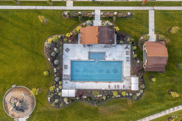 1895 N Rivington Way, Eagle, ID 83616 - birds eye view of property