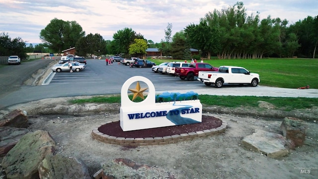 view of uncovered parking lot