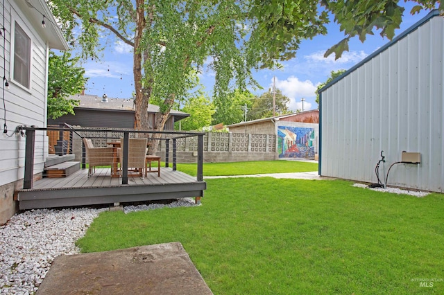 312 4th Ave, Lewiston, ID 83501 - view of yard with a wooden deck