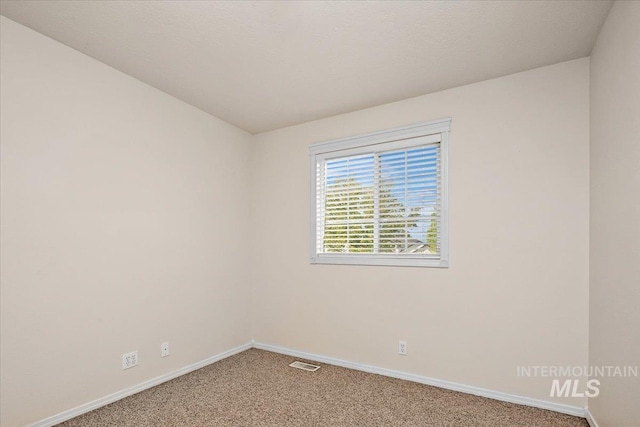 8613 W Thunder Mountain Dr, Boise, ID 83709 - unfurnished room with baseboards, visible vents, and carpet floors