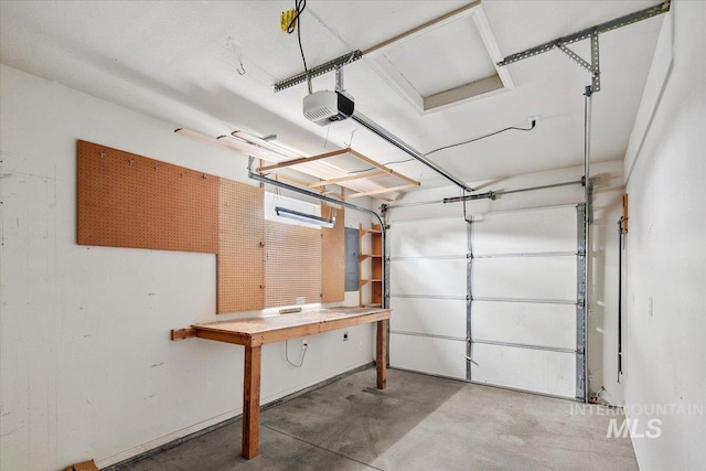 8613 W Thunder Mountain Dr, Boise, ID 83709 - garage featuring a garage door opener