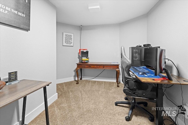 535 Seasons Ct, Nampa, ID 83686 - carpeted home office featuring baseboards
