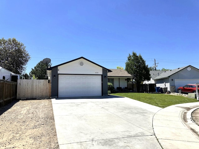 535 Seasons Ct, Nampa, ID 83686 - ranch-style home with driveway and a garage
