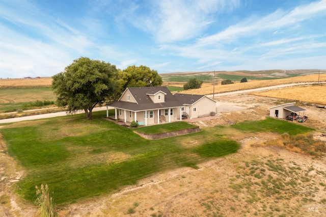 28284 Tudie Ln, Parma, ID 83660 - birds eye view of property with a rural view