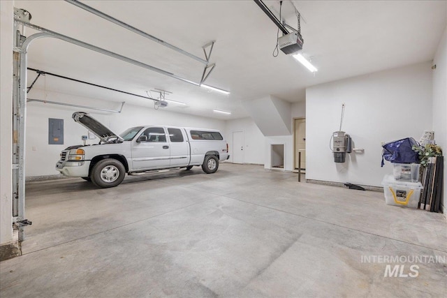 2895 E Shadowwolf Dr, Eagle, ID 83616 - garage with electric panel and a garage door opener
