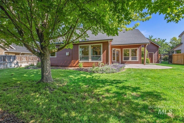2895 E Shadowwolf Dr, Eagle, ID 83616 - rear view of house featuring a patio and brick siding