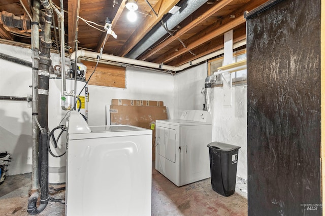 laundry area featuring separate washer and dryer