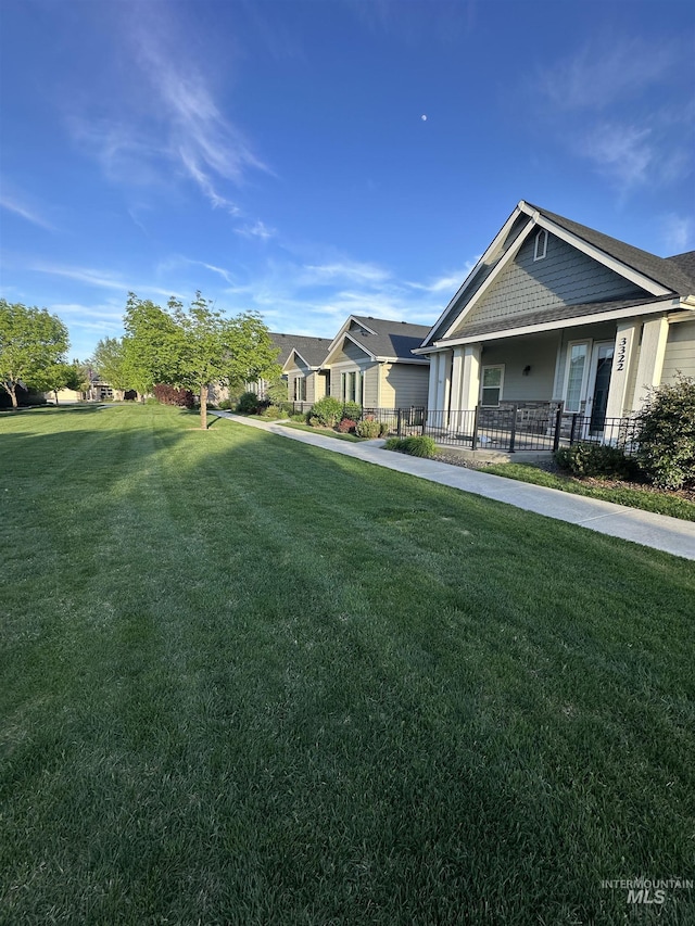 view of yard