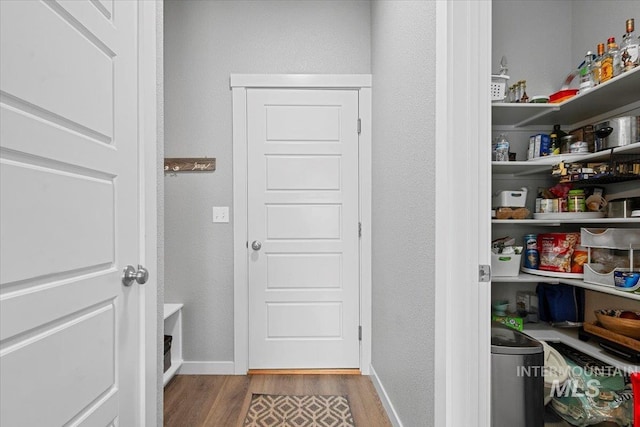 view of pantry