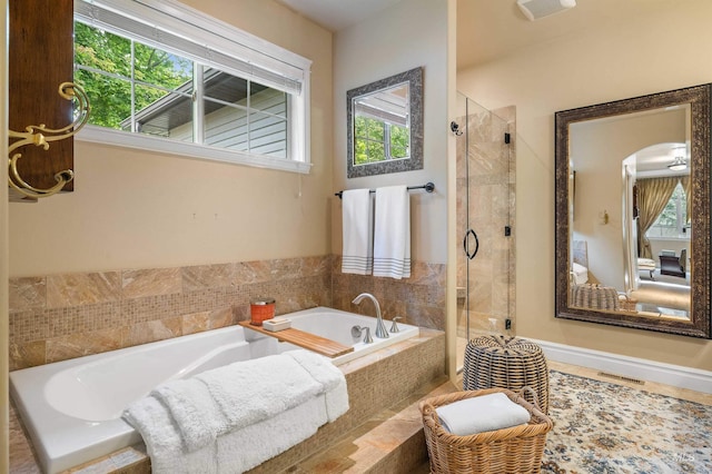 455 Coiner Cir, Twin Falls, ID 83301 - full bath featuring a stall shower and a garden tub