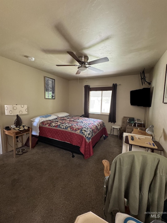 1309 Golden Pheasant Dr, Twin Falls, ID 83301 - carpeted bedroom featuring a ceiling fan