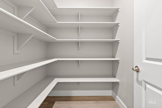 view of pantry