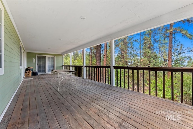 view of deck