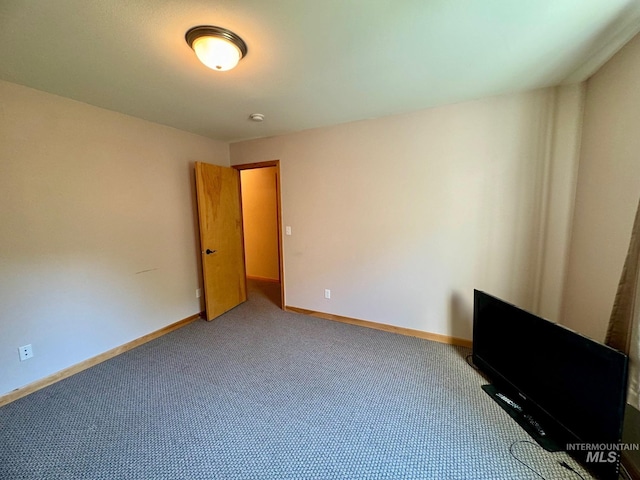 interior space featuring light colored carpet