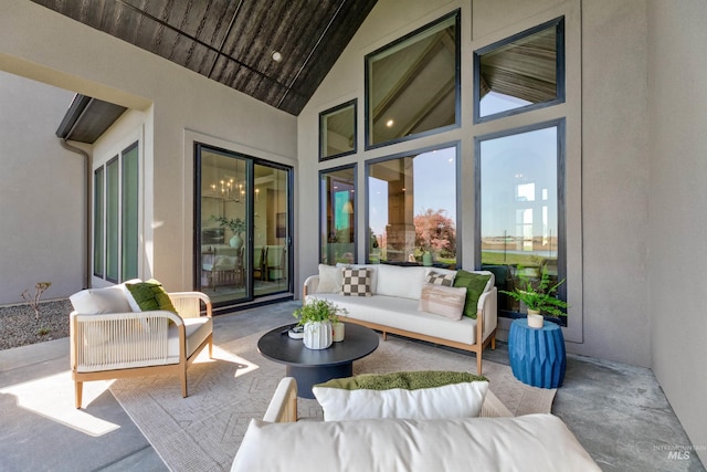 6203 W Estuary St, Eagle, ID 83616 - view of patio / terrace featuring outdoor lounge area