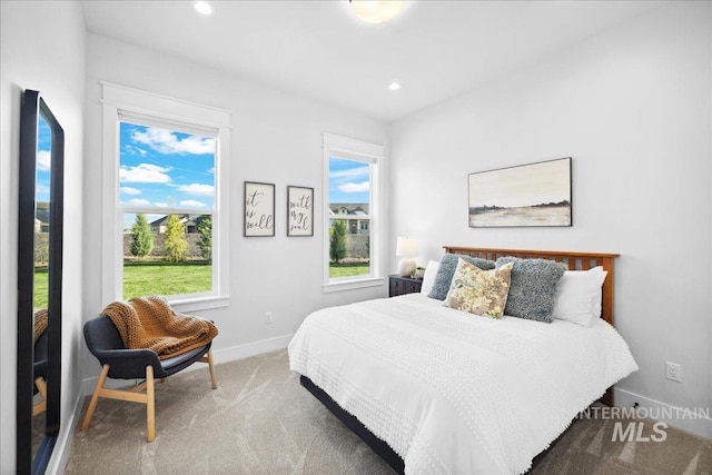 8848 Overunder Ln, Middleton, ID 83644 - bedroom featuring baseboards, carpet flooring, and recessed lighting