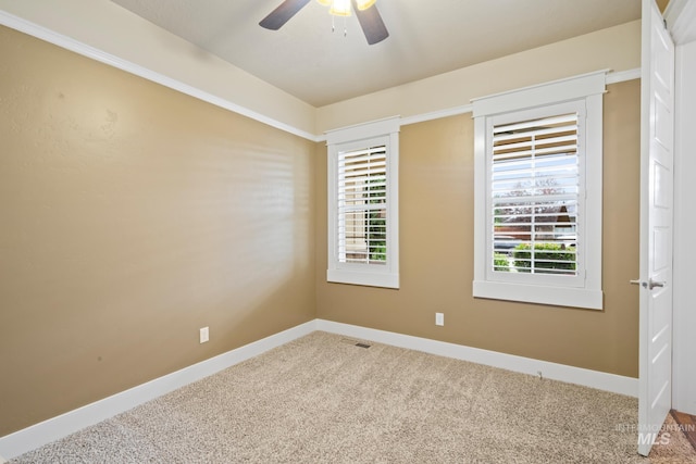 9462 W Whitecrest, Star, ID 83669 - empty room featuring healthy amount of natural light, carpet floors, and a ceiling fan