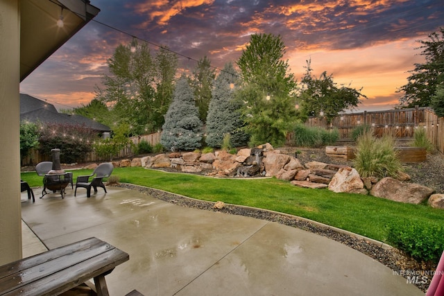 9462 W Whitecrest, Star, ID 83669 - fenced backyard with a patio