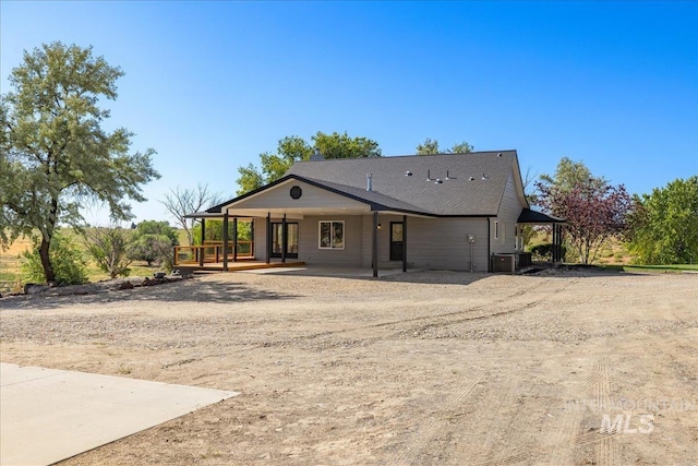 1006 Hill Rd, Homedale, ID 83628 - rear view of property featuring dirt driveway