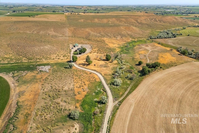 1006 Hill Rd, Homedale, ID 83628 - aerial overview of property's location with rural landscape