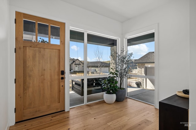 13684 N Sage Grouse Pl, Boise, ID 83714 - entrance foyer featuring wood finished floors