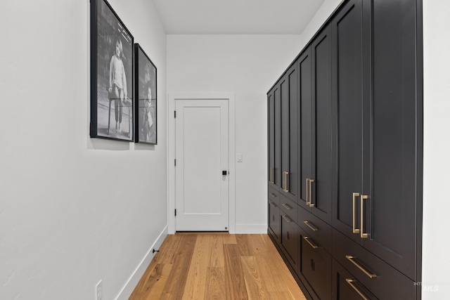 13684 N Sage Grouse Pl, Boise, ID 83714 - hall with baseboards and light wood finished floors