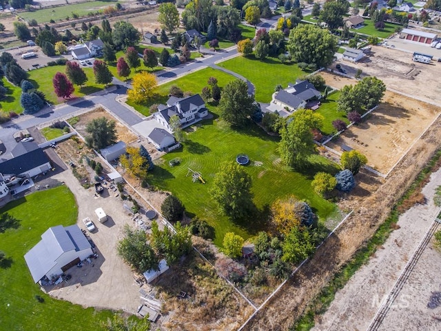 birds eye view of property featuring a residential view