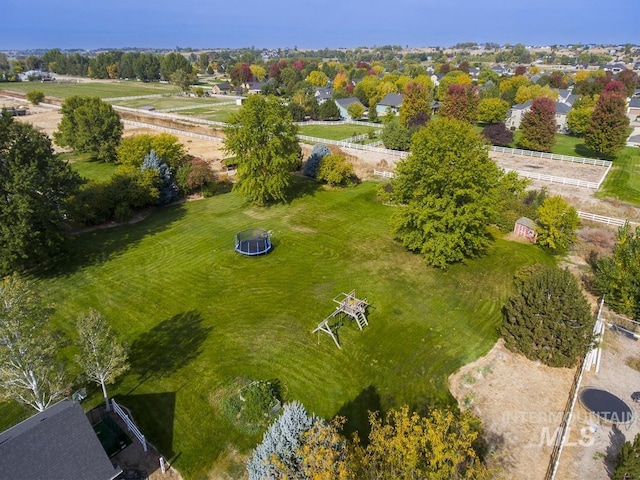 birds eye view of property featuring a residential view