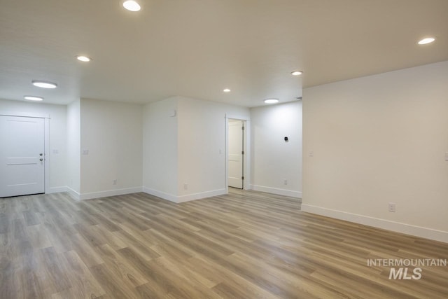 1611 Regency Way, Emmett, ID 83617 - unfurnished room featuring recessed lighting and light wood finished floors