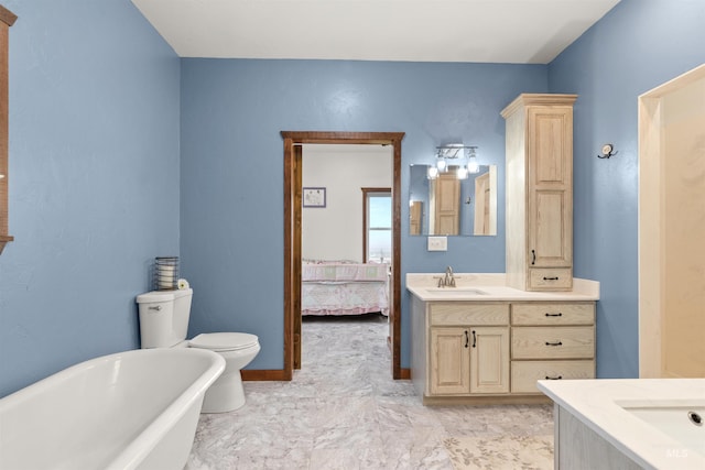 340 Gill Point Rd, Grangeville, ID 83530 - bathroom featuring vanity, a bathtub, and toilet
