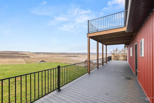 340 Gill Point Rd, Grangeville, ID 83530 - deck with a rural view and a lawn